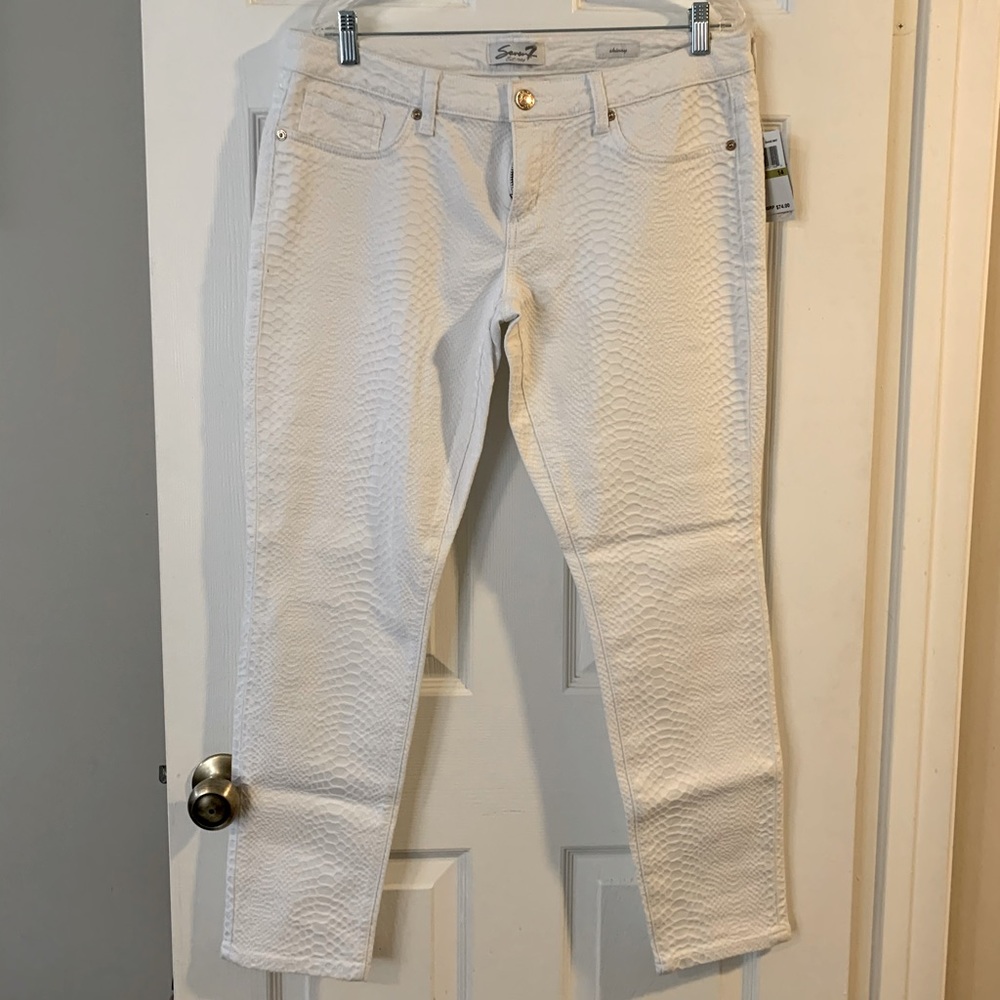 Seven 7 White Pants